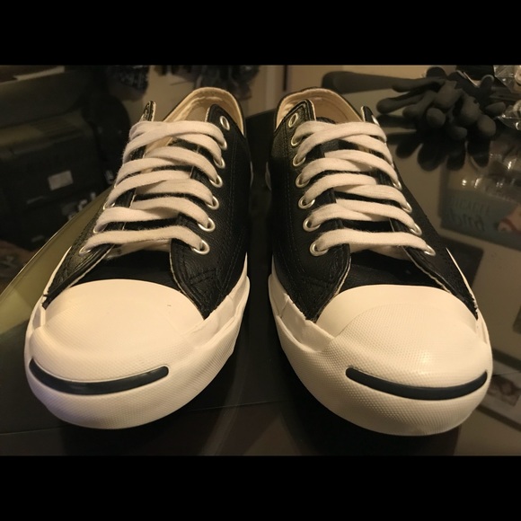 Converse Other - CONVERSE Jack Purcell Leather OX sz 8.5 Mens